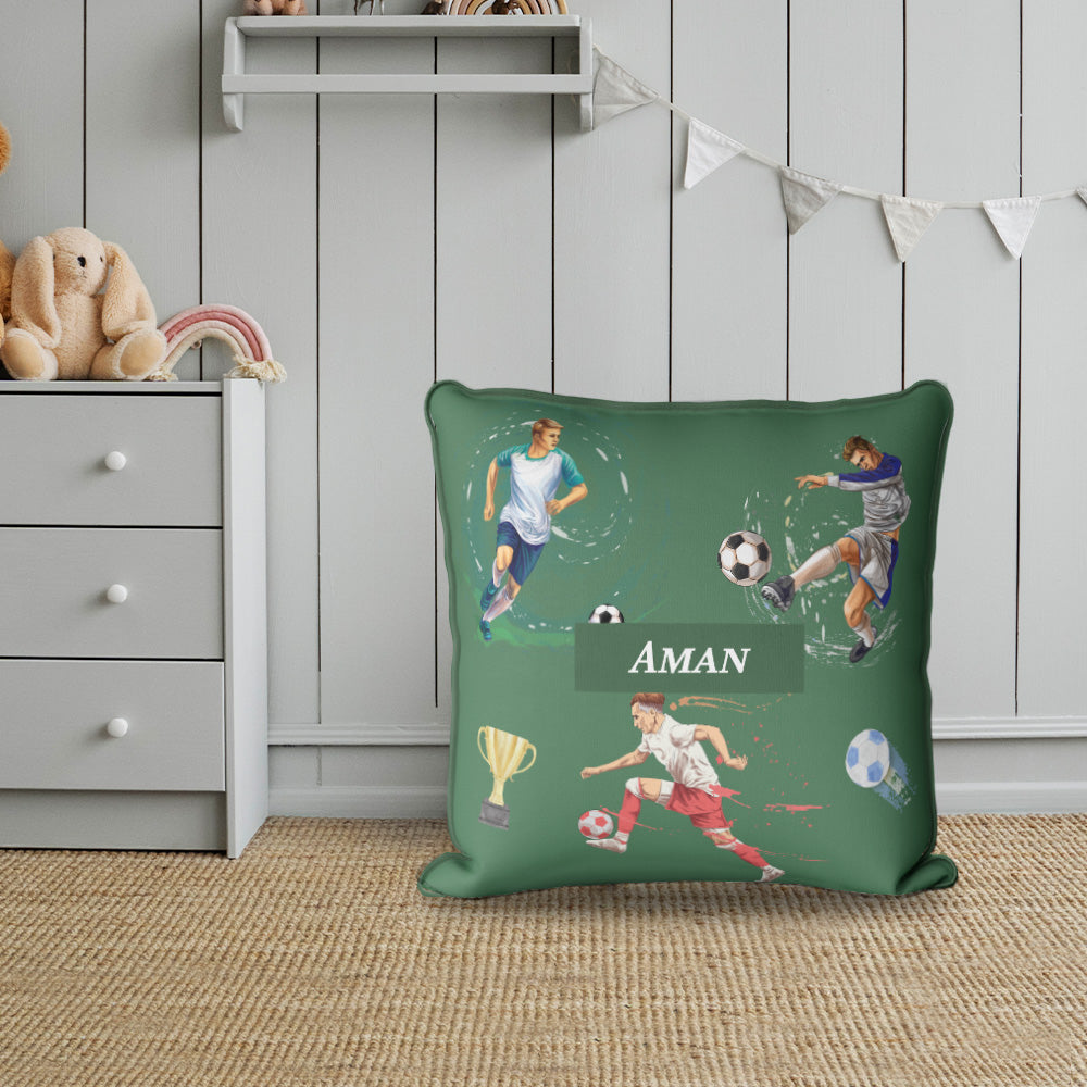 Football Fever Cushion Cover (kids)