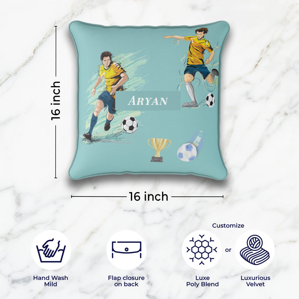 Football Fever Cushion Cover (kids)