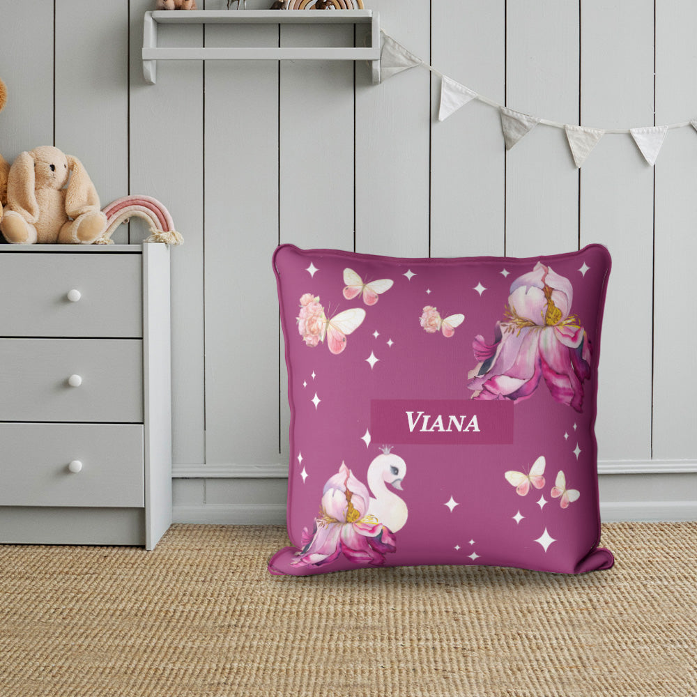 Butterfly Swan Blossom Cushion Cover (kids)