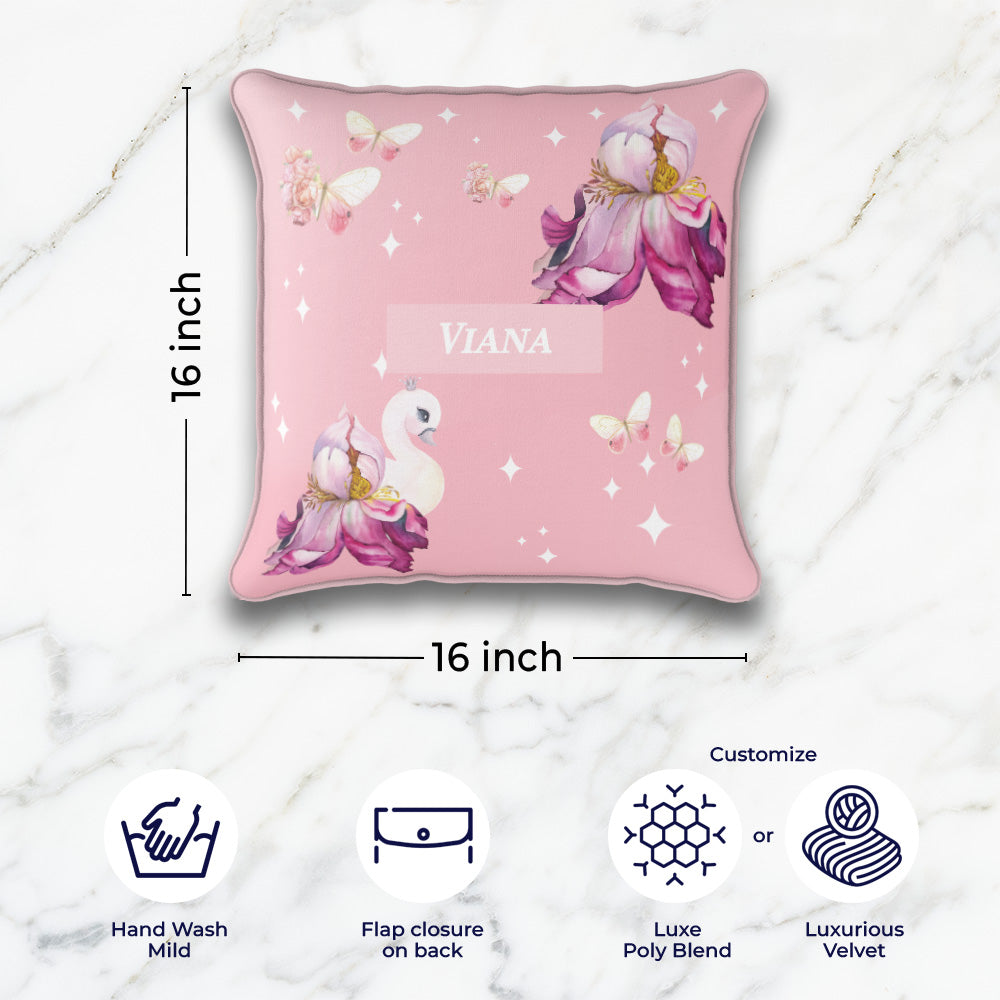 Butterfly Swan Blossom Cushion Cover (kids)