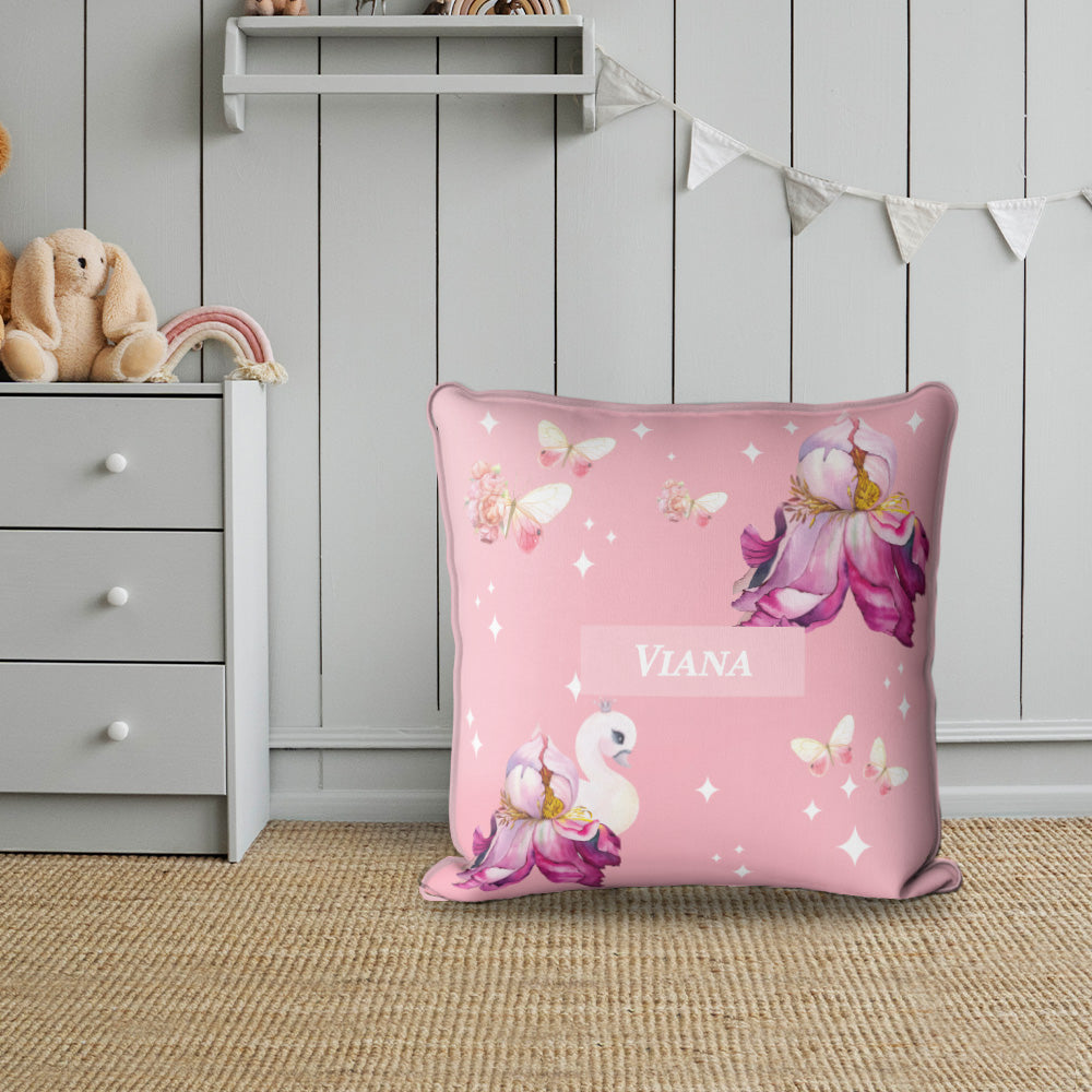 Butterfly Swan Blossom Cushion Cover (kids)