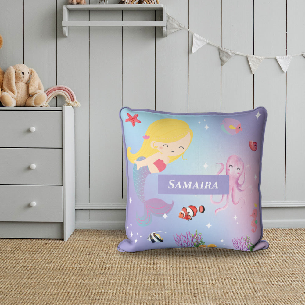 Lil Mermaid Cushion Cover (kids)