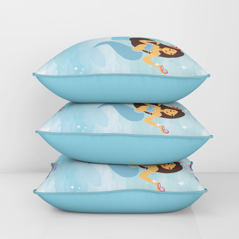 Sassy Mermaid Cushion Cover (kids)