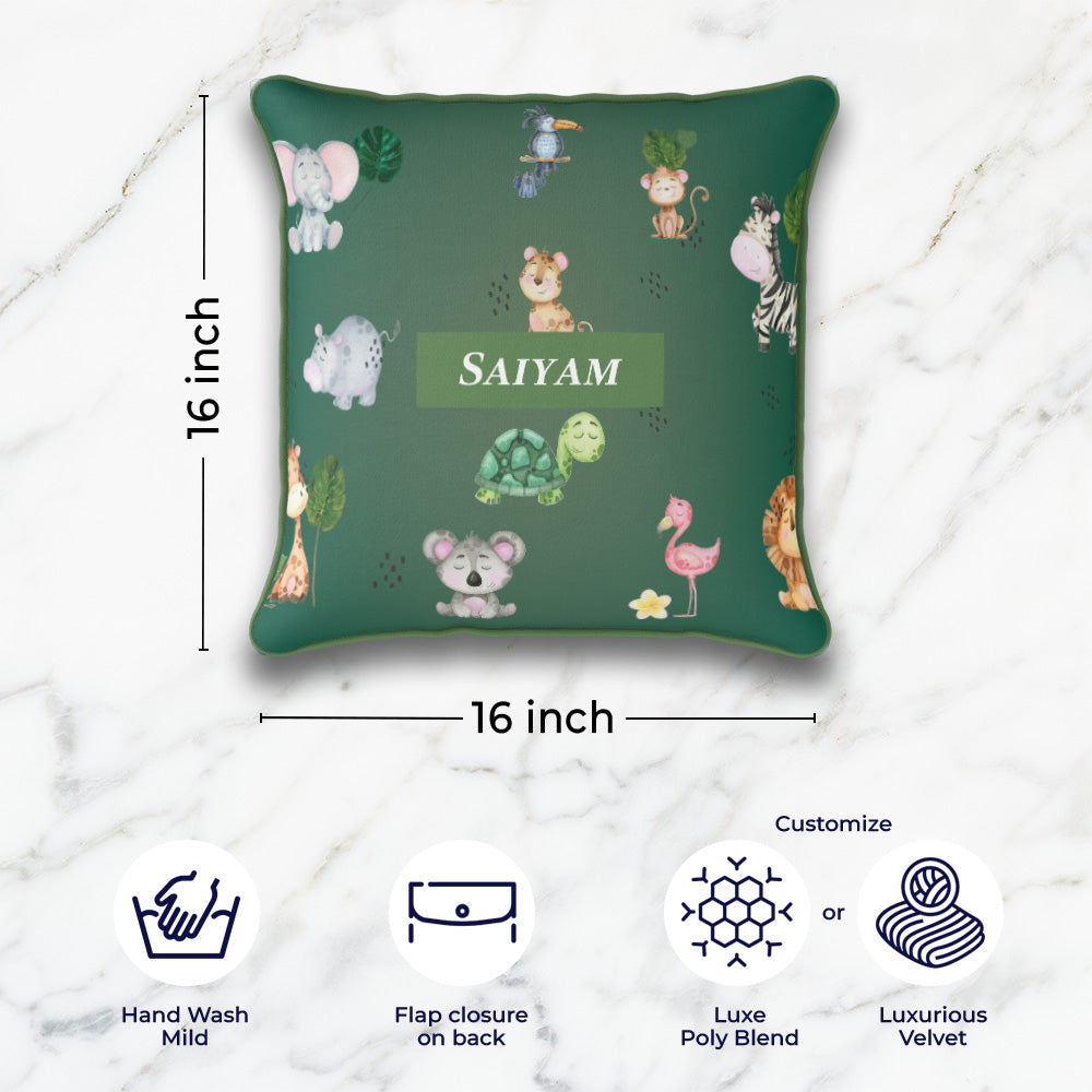 Jungle Friends Cushion Cover (kids)
