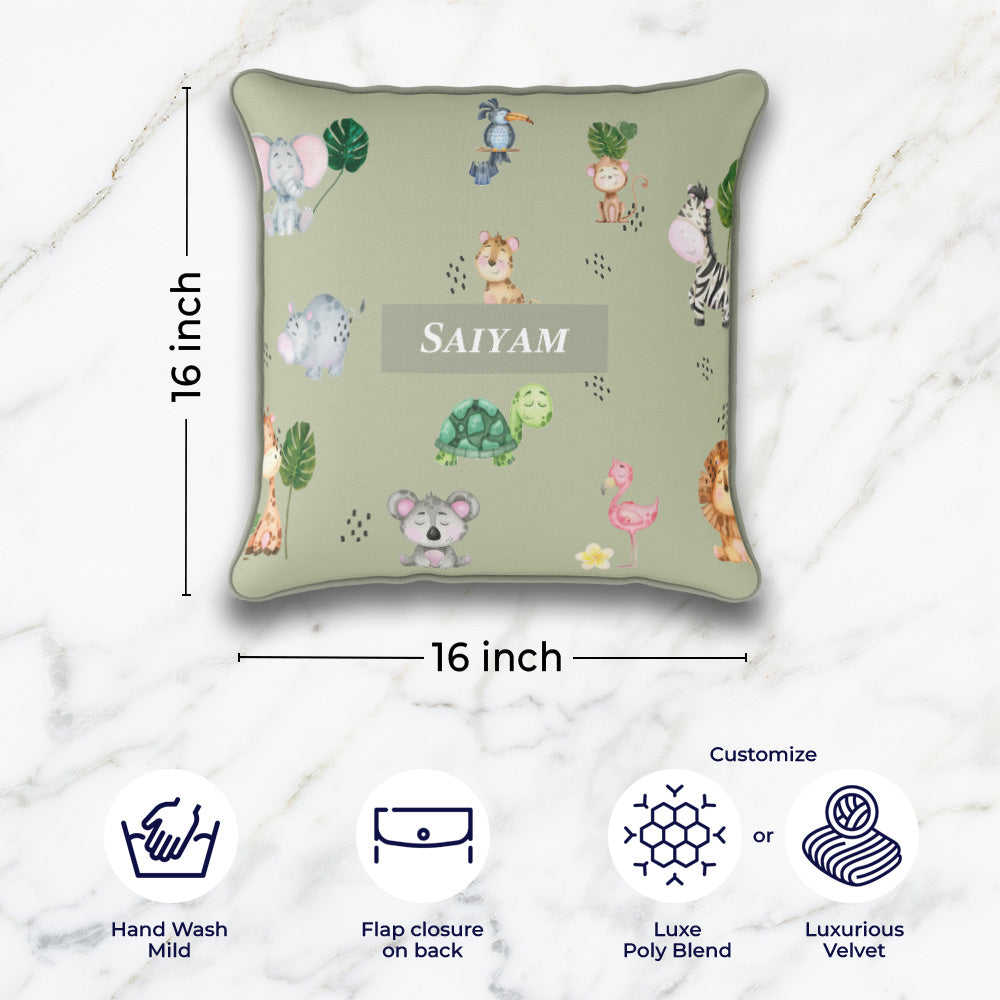 Jungle Friends Cushion Cover (kids)