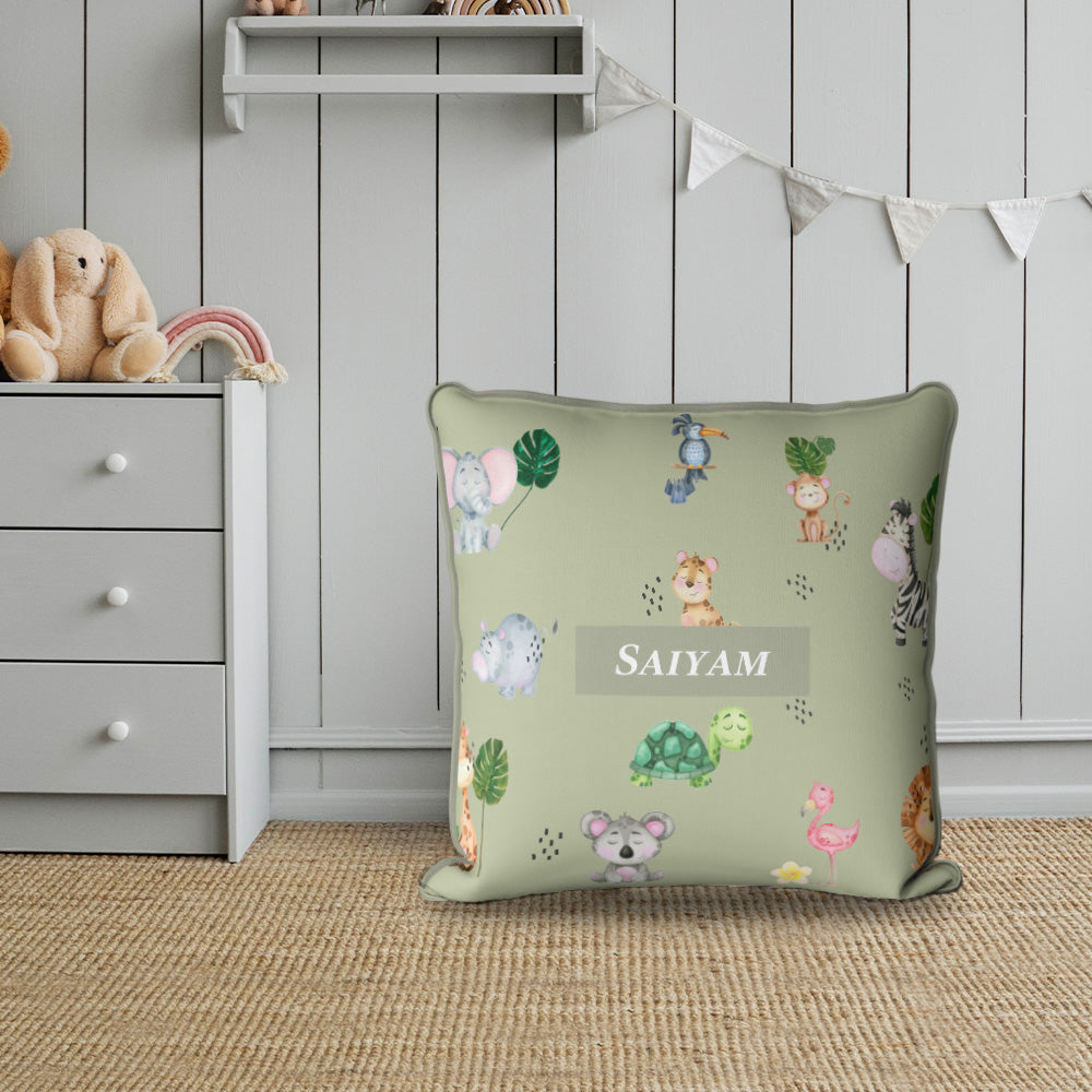 Jungle Friends Cushion Cover (kids)