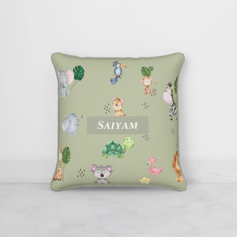 Jungle Friends Cushion Cover (kids)
