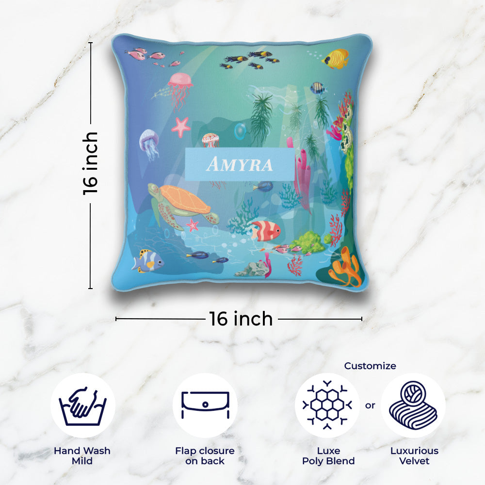 Ocean Bed Cushion Cover (kids)