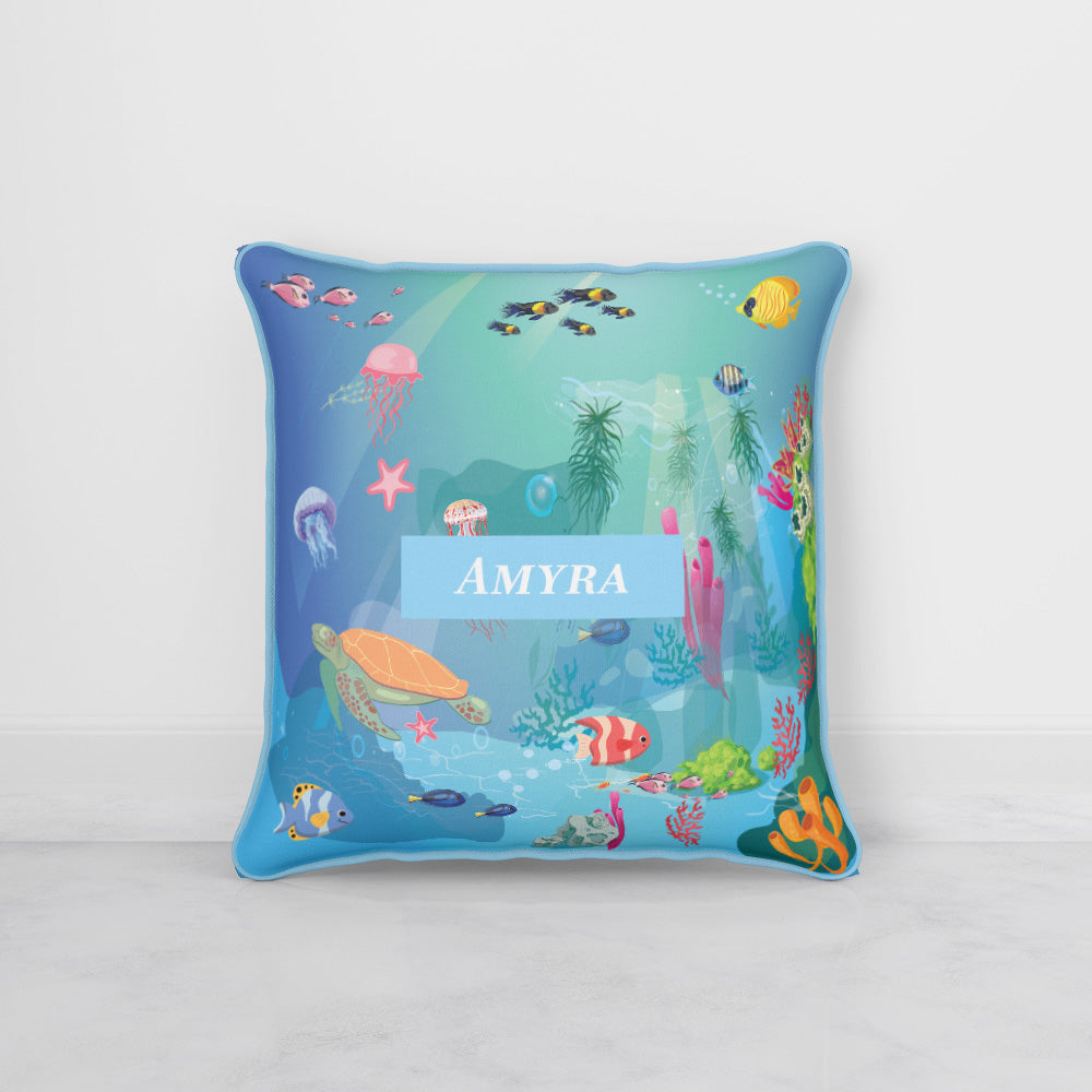 Ocean Bed Cushion Cover (kids)