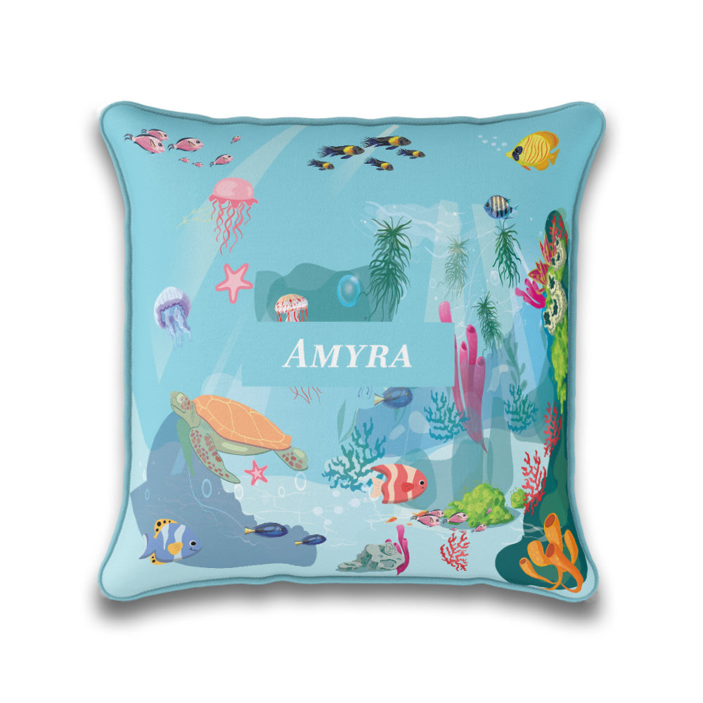 Ocean Bed Cushion Cover (kids)