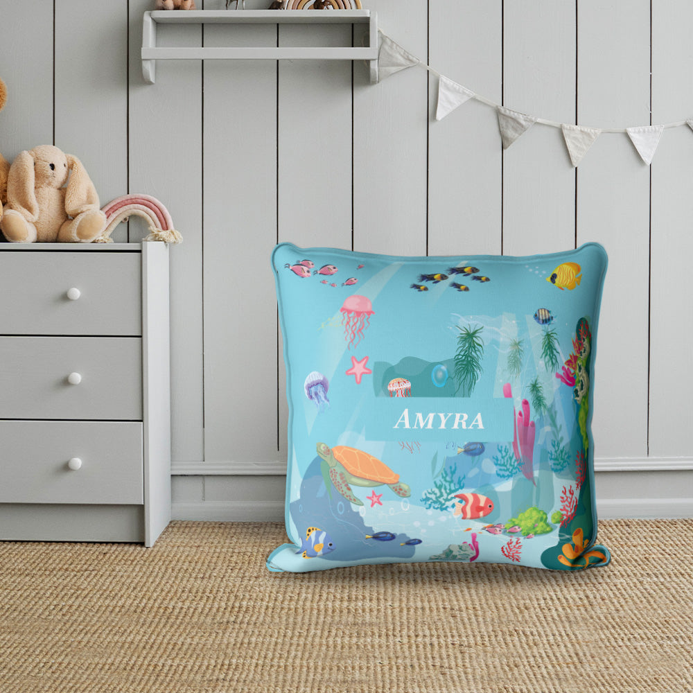 Ocean Bed Cushion Cover (kids)