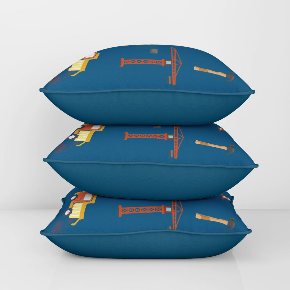 Little Builder Cushion Cover (kids)