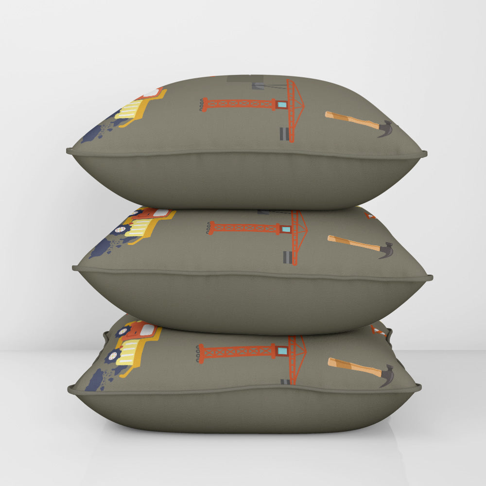 Little Builder Cushion Cover (kids)