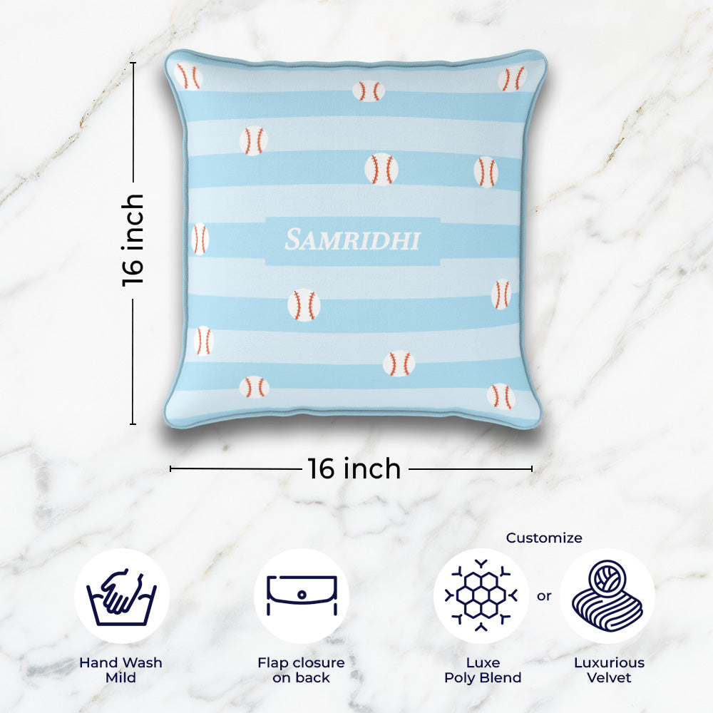 Base Ball Cushion Cover (kids)