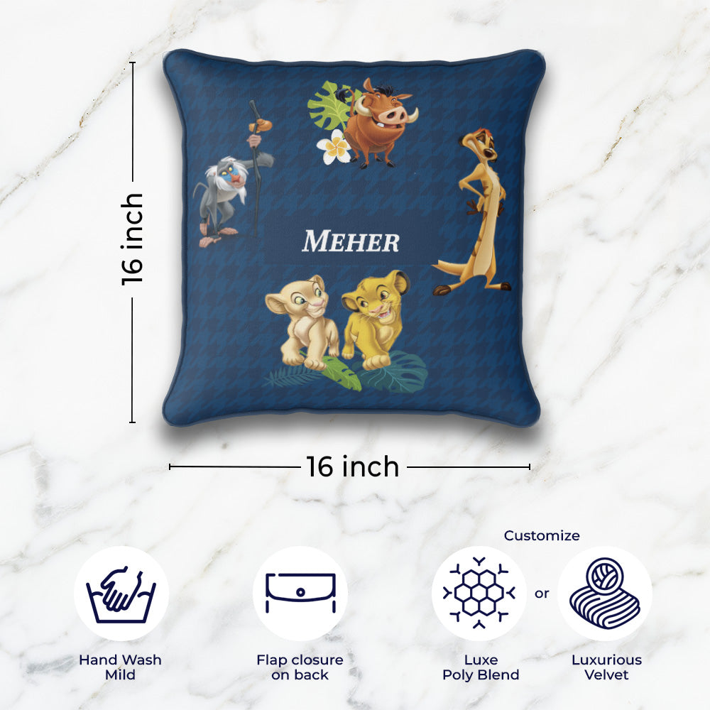 Baby Jungle King Cushion Cover (kids)