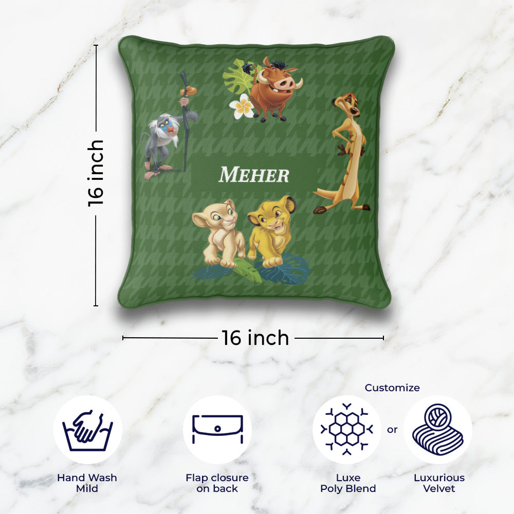Baby Jungle King Cushion Cover (kids)