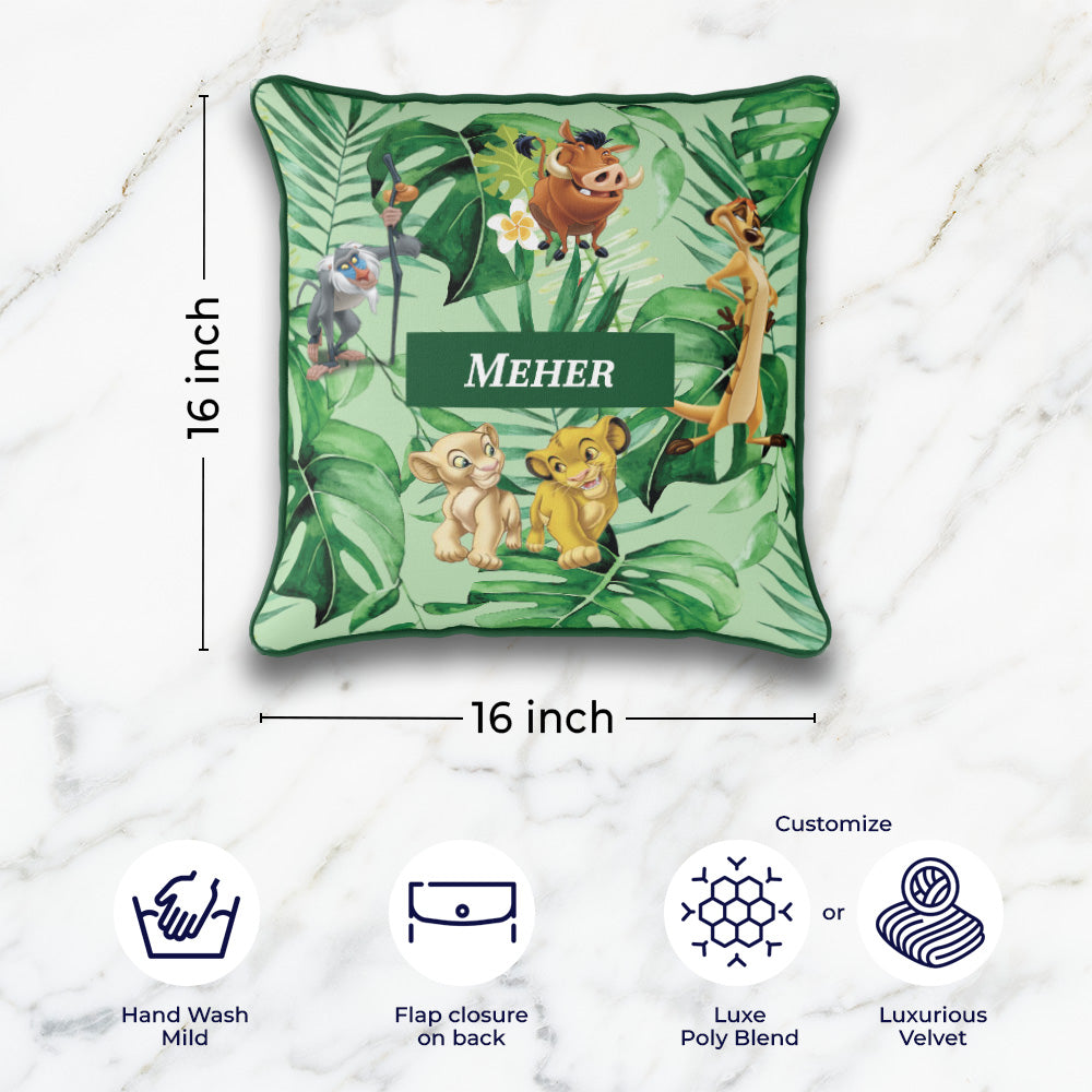 Baby Jungle King Cushion Cover (kids)