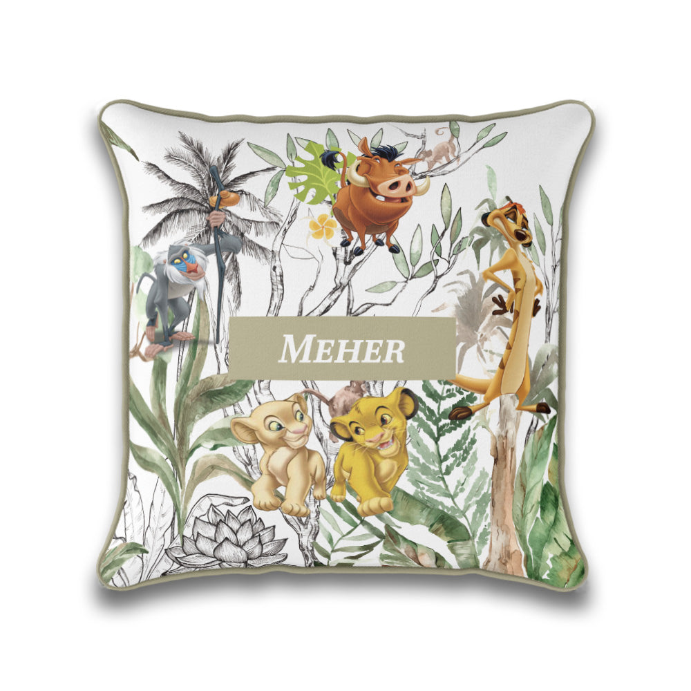 Baby Jungle King Cushion Cover (kids)