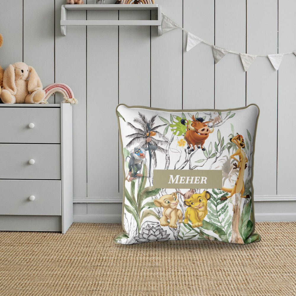 Baby Jungle King Cushion Cover (kids)