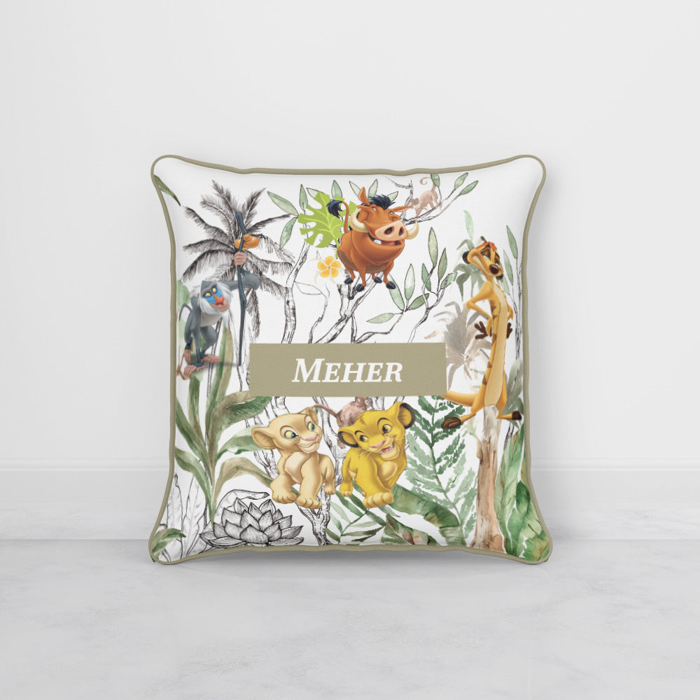 Baby Jungle King Cushion Cover (kids)