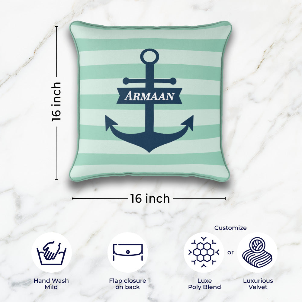 Nautical Anchor Cushion Cover (kids)
