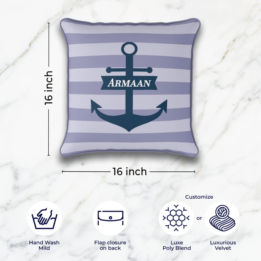Nautical Anchor Cushion Cover (kids)