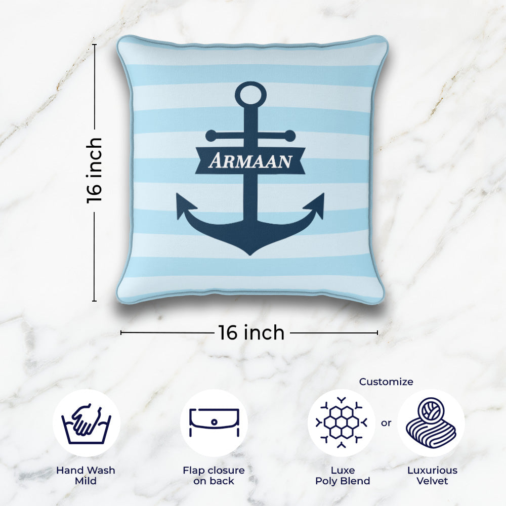 Nautical Anchor Cushion Cover (kids)