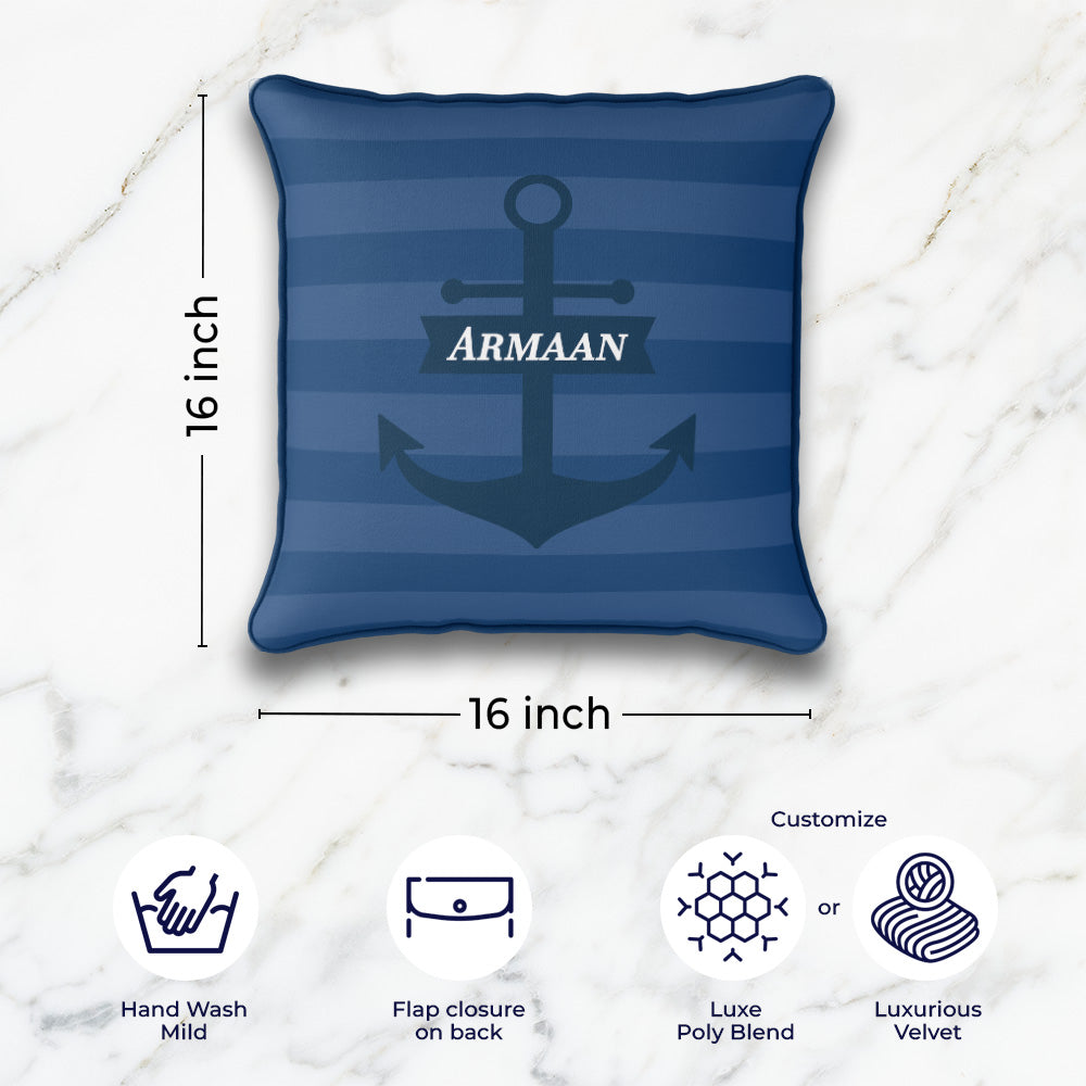 Nautical Anchor Cushion Cover (kids)
