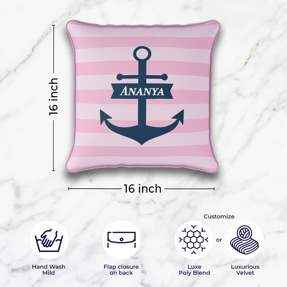 Nautical Anchor Cushion Cover (kids)