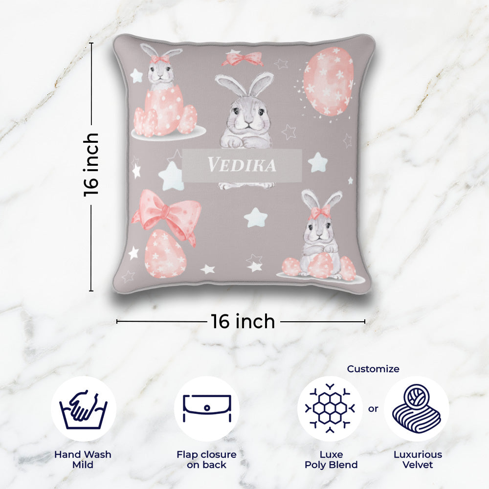 Easter Bunnies Cushion Cover (kids)