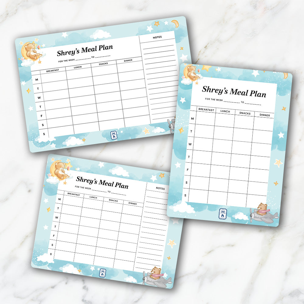 Lil Forest Friends Kids Meal Planner