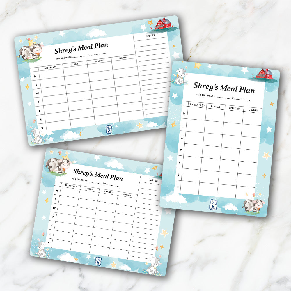 Lil Forest Friends Kids Meal Planner