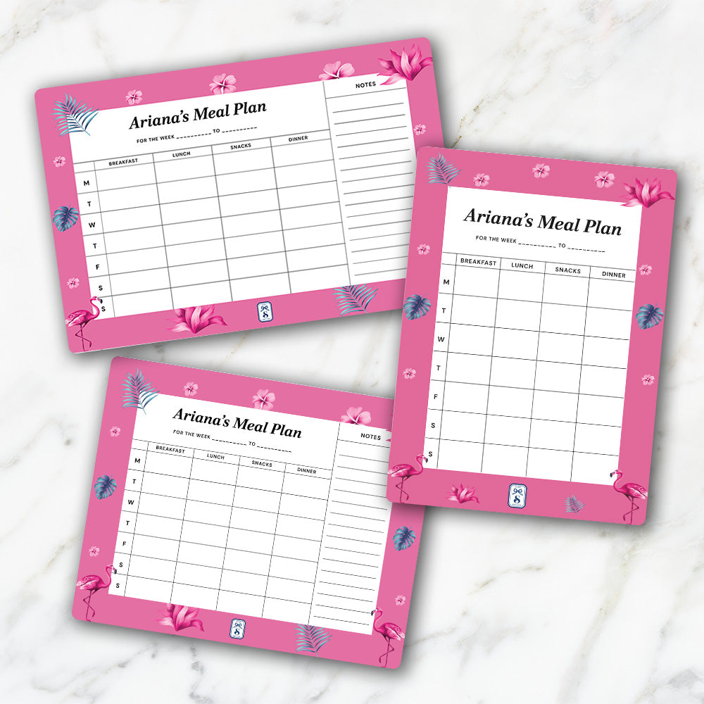 Flamingo Fiesta Kids Meal Planner