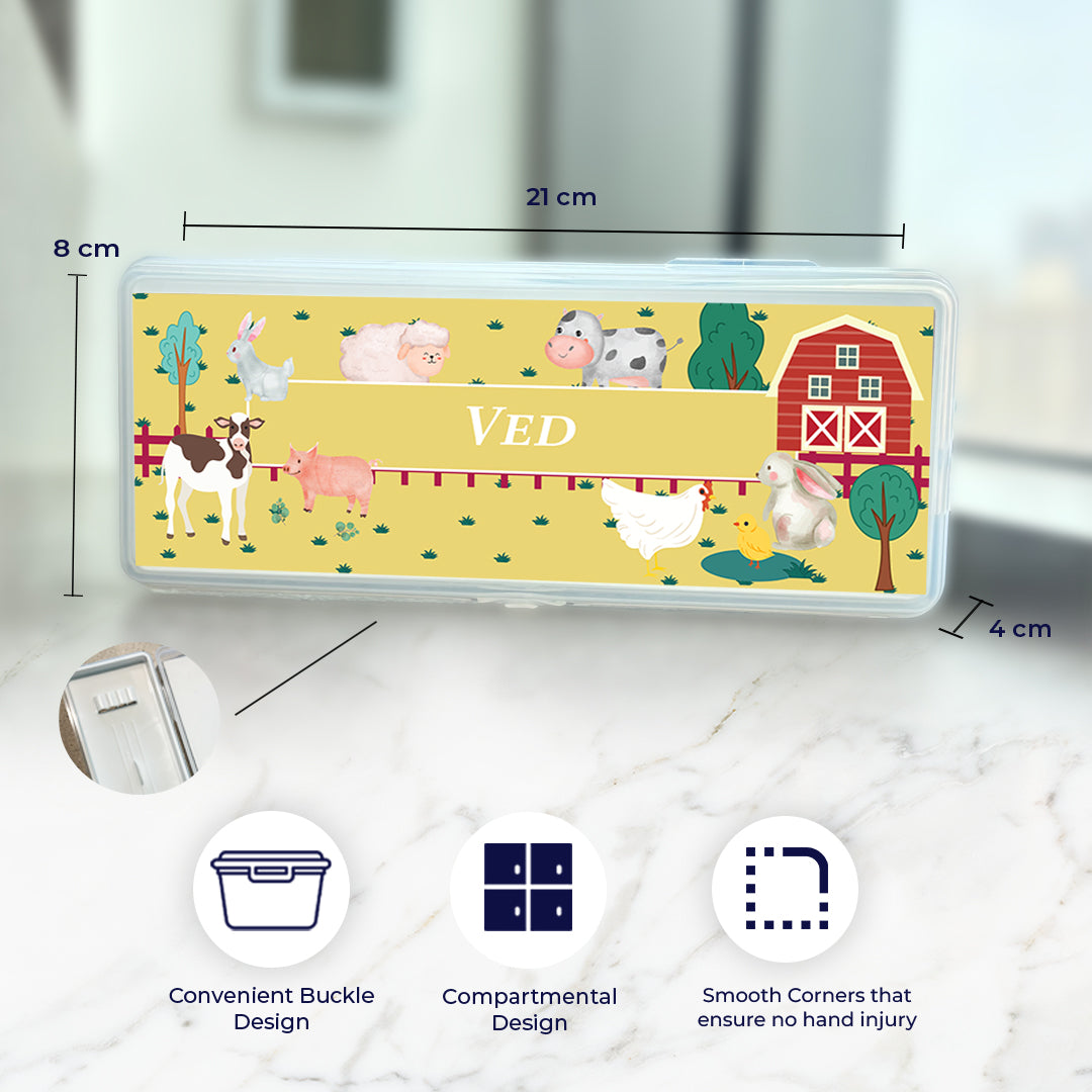 Farm Friends Kids Pencil Box