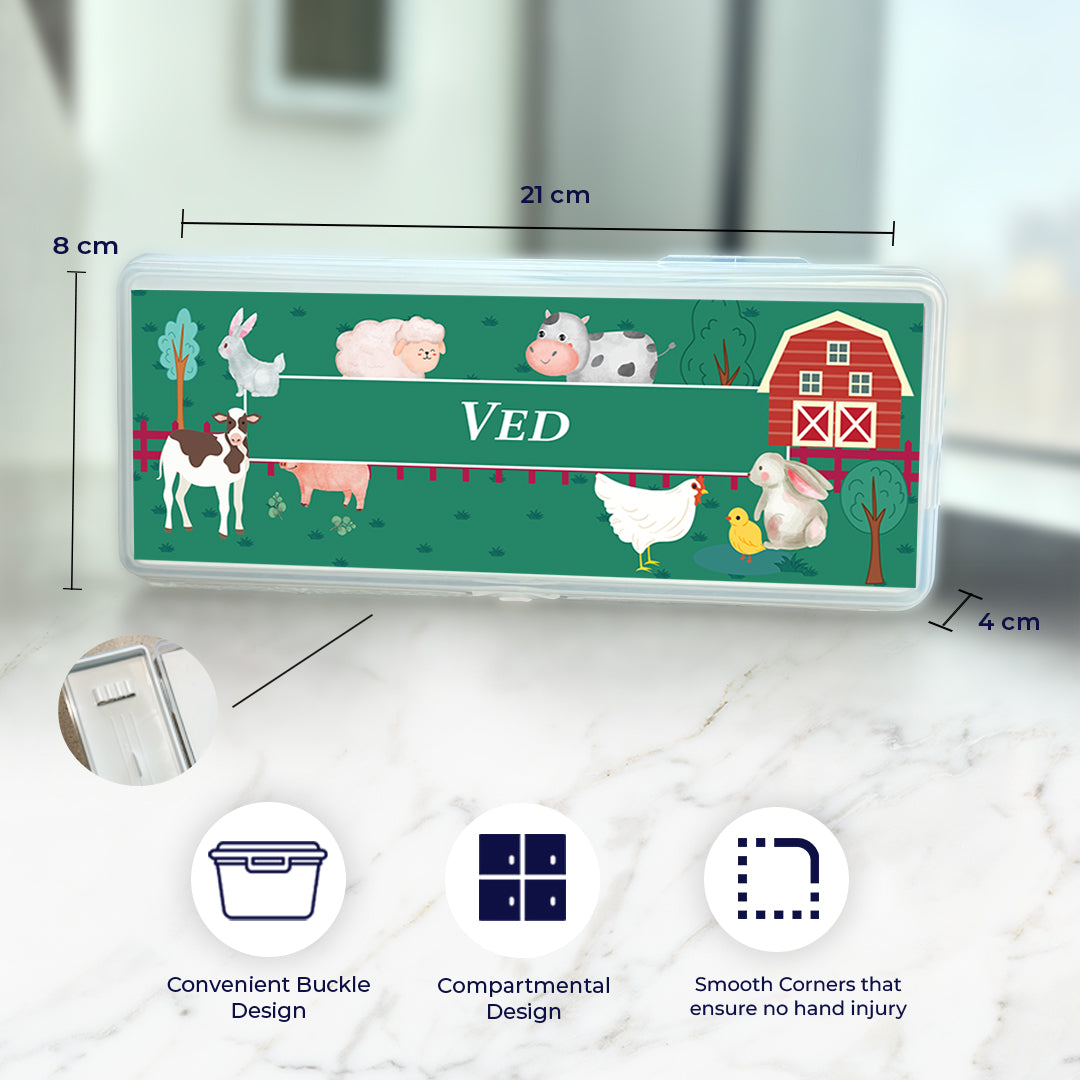 Farm Friends Kids Pencil Box