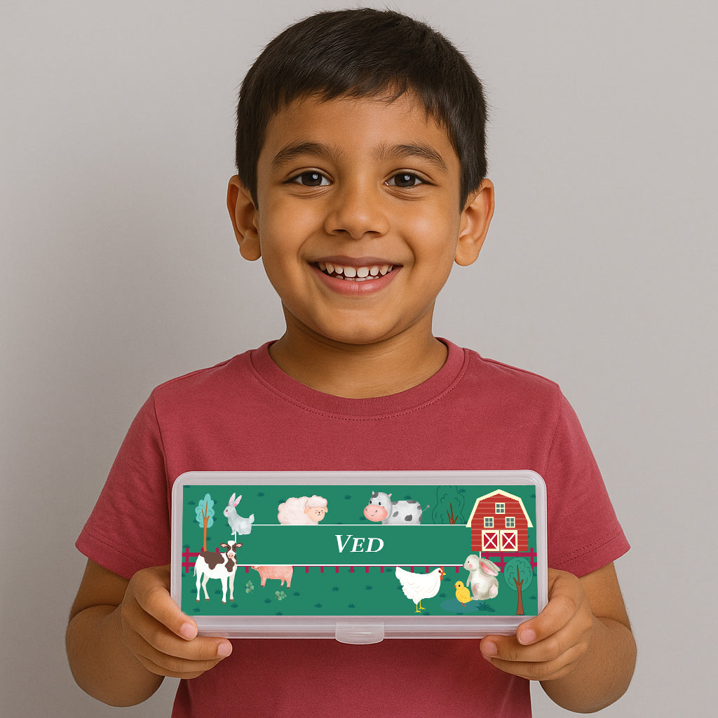 Farm Friends Kids Pencil Box