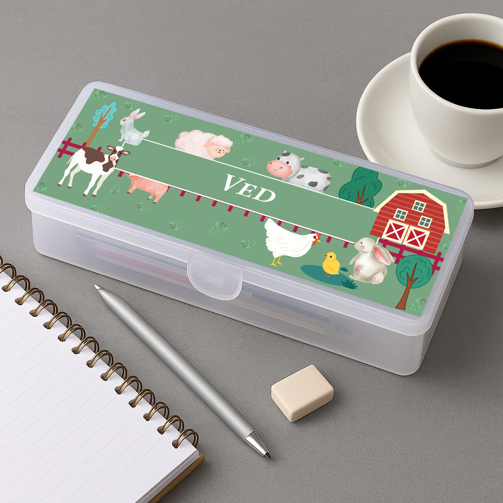 Farm Friends Kids Pencil Box