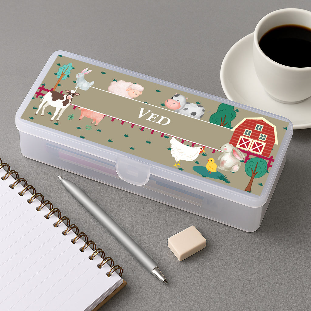 Farm Friends Kids Pencil Box
