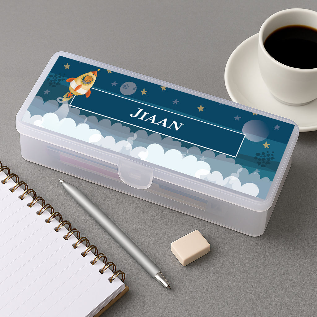 Rocket Bear Kids Pencil Box