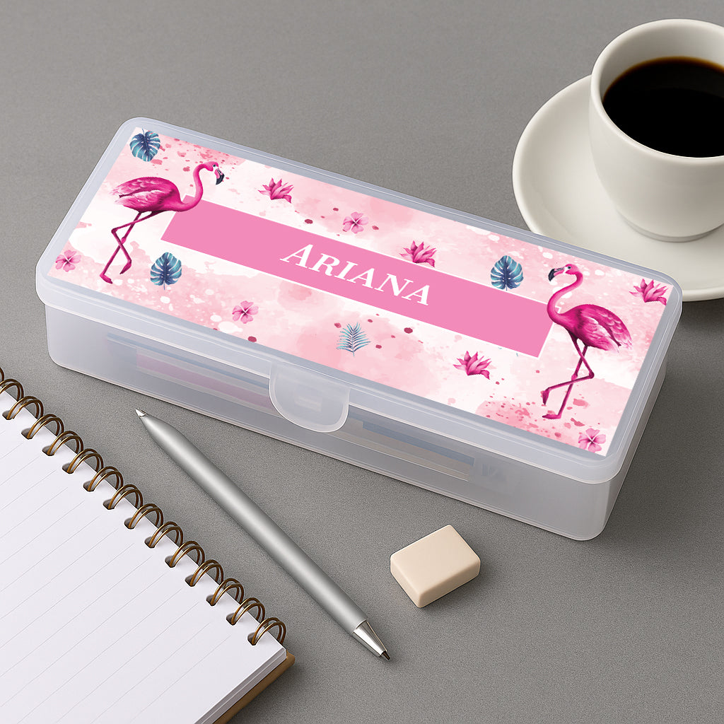 Flamingo Fiesta Kids Pencil Box