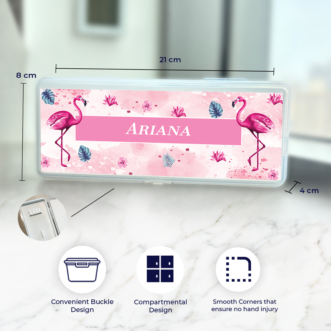 Flamingo Fiesta Kids Pencil Box