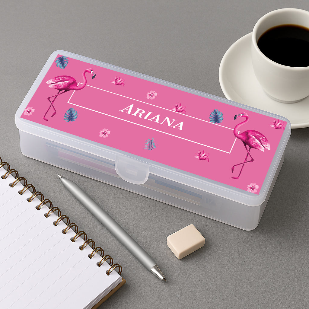 Flamingo Fiesta Kids Pencil Box