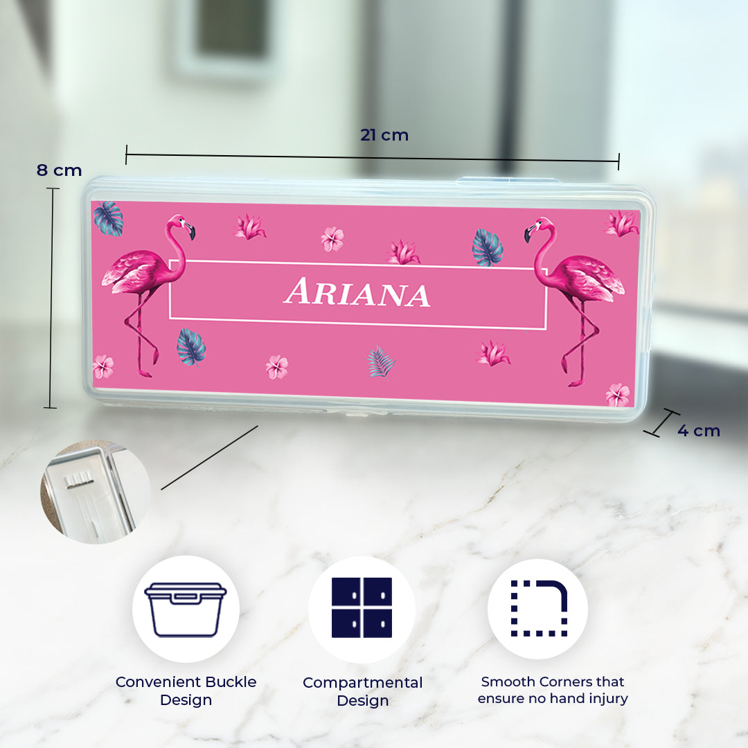Flamingo Fiesta Kids Pencil Box