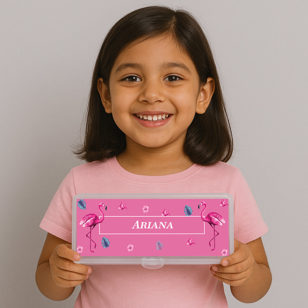 Flamingo Fiesta Kids Pencil Box