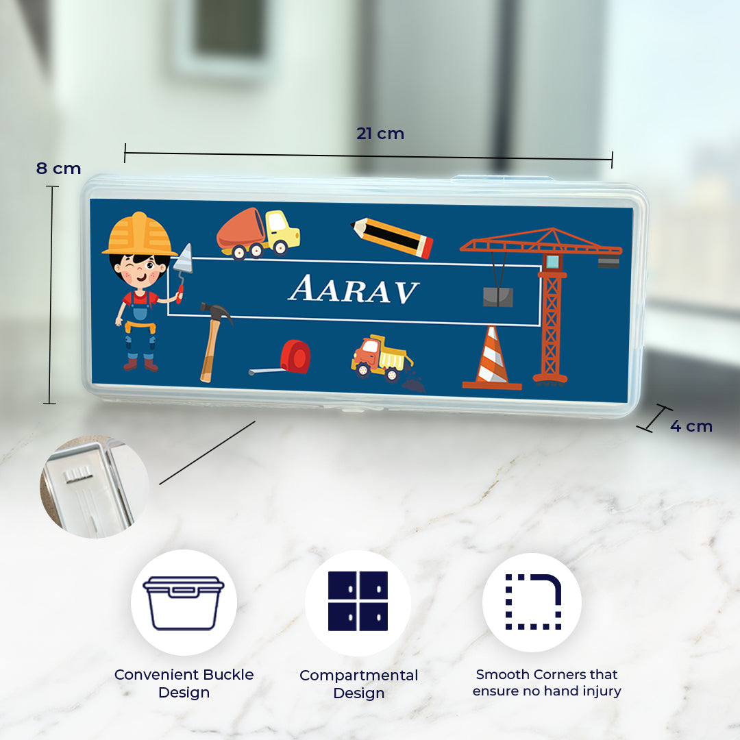 Little Builder Kids Pencil Box