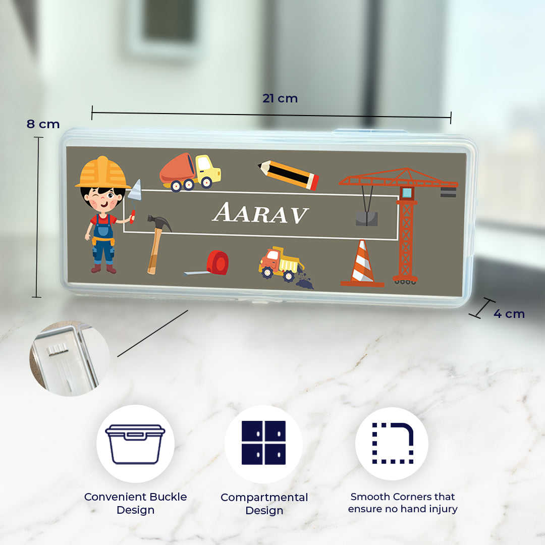 Little Builder Kids Pencil Box