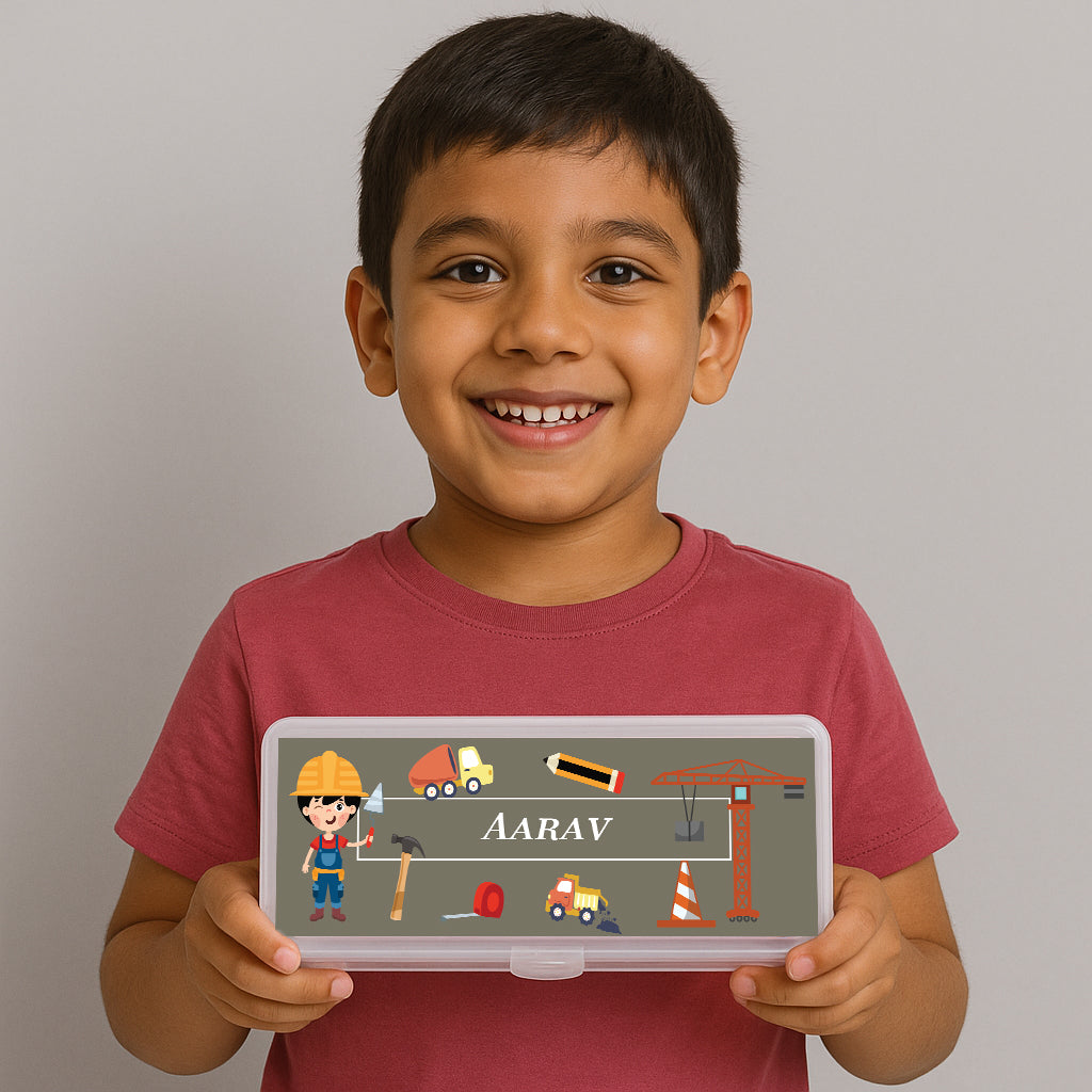 Little Builder Kids Pencil Box