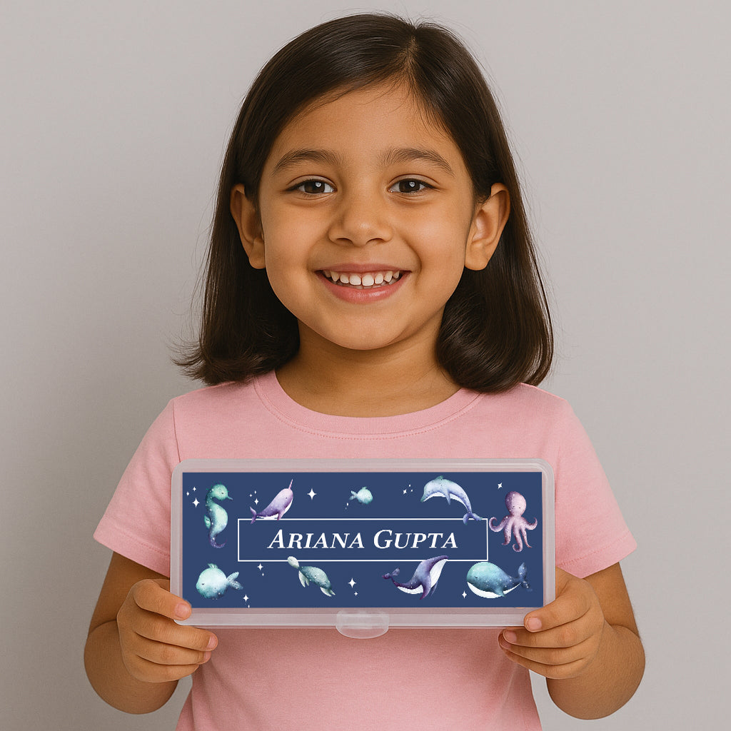 Midnight Ocean Kids Pencil Box