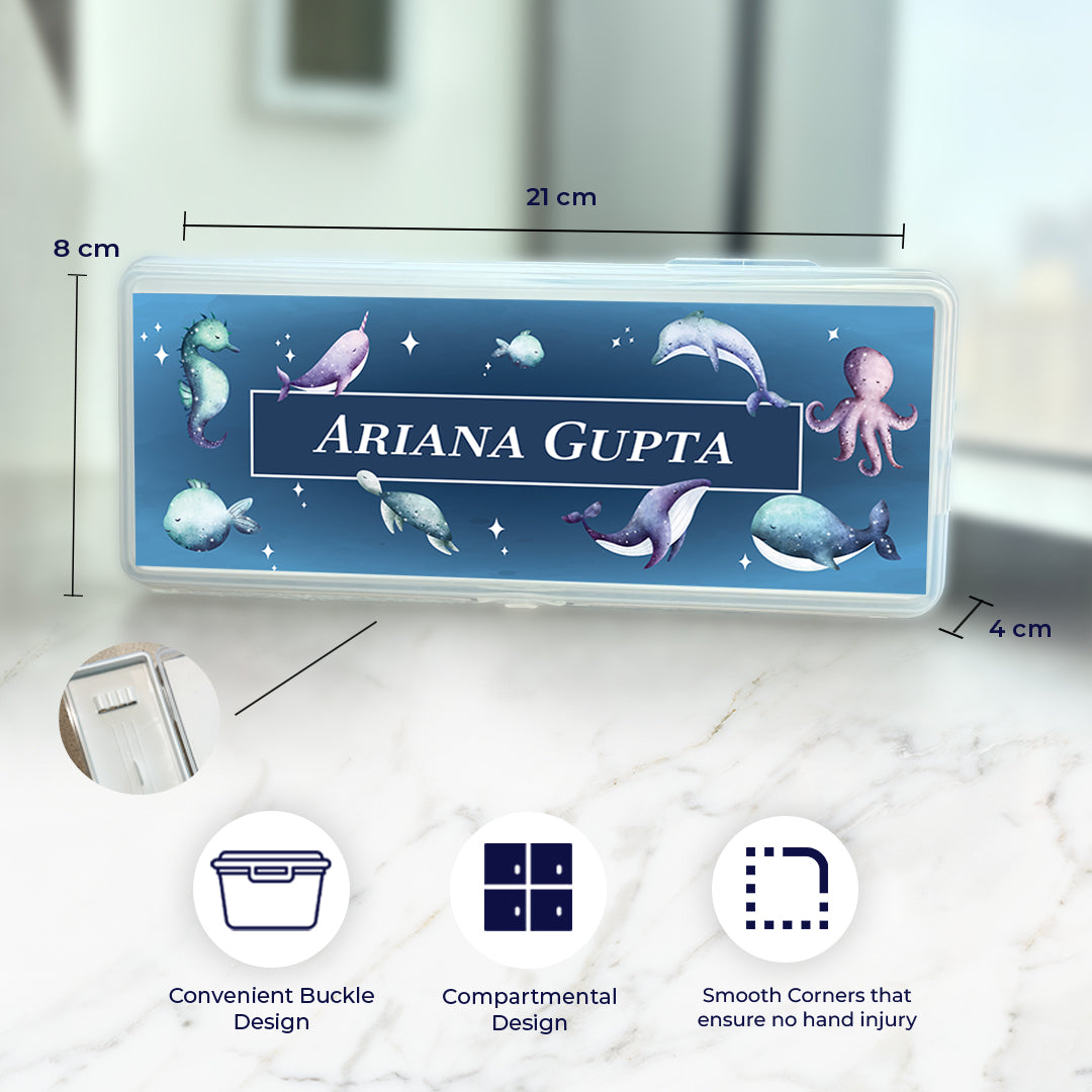 Midnight Ocean Kids Pencil Box