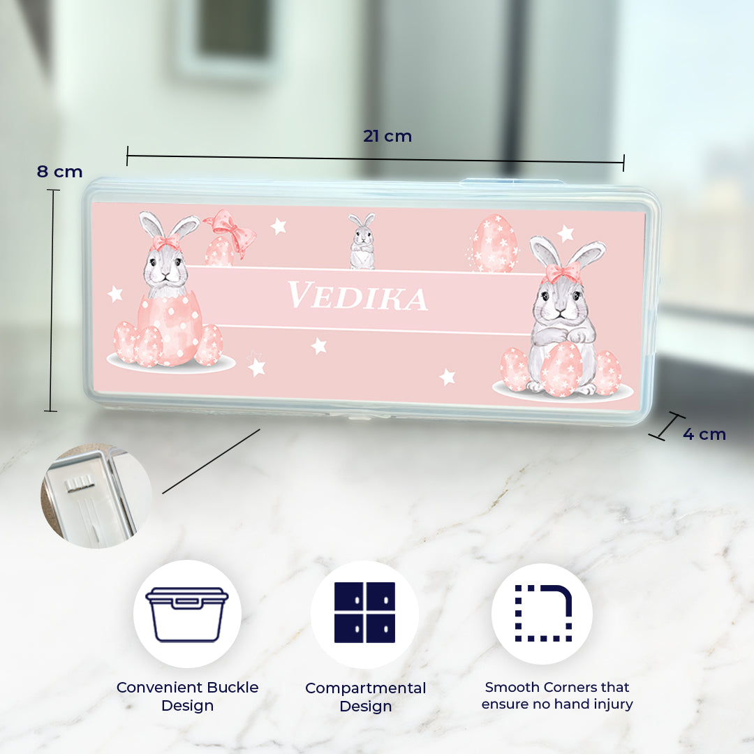 Easter Bunnies Kids Pencil Box